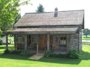 Pioneer cabin at ICHS